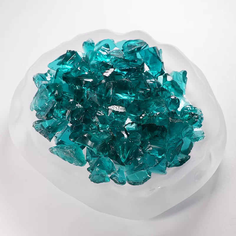 Makukulay na baso ng baso para sa terrazzo