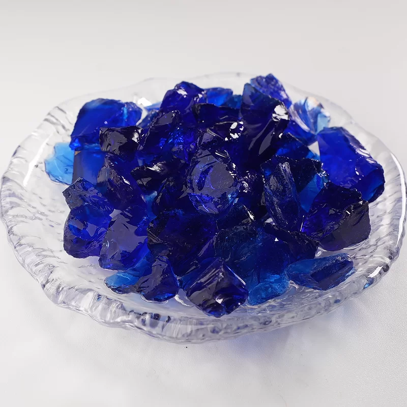 Makukulay na baso ng baso para sa terrazzo