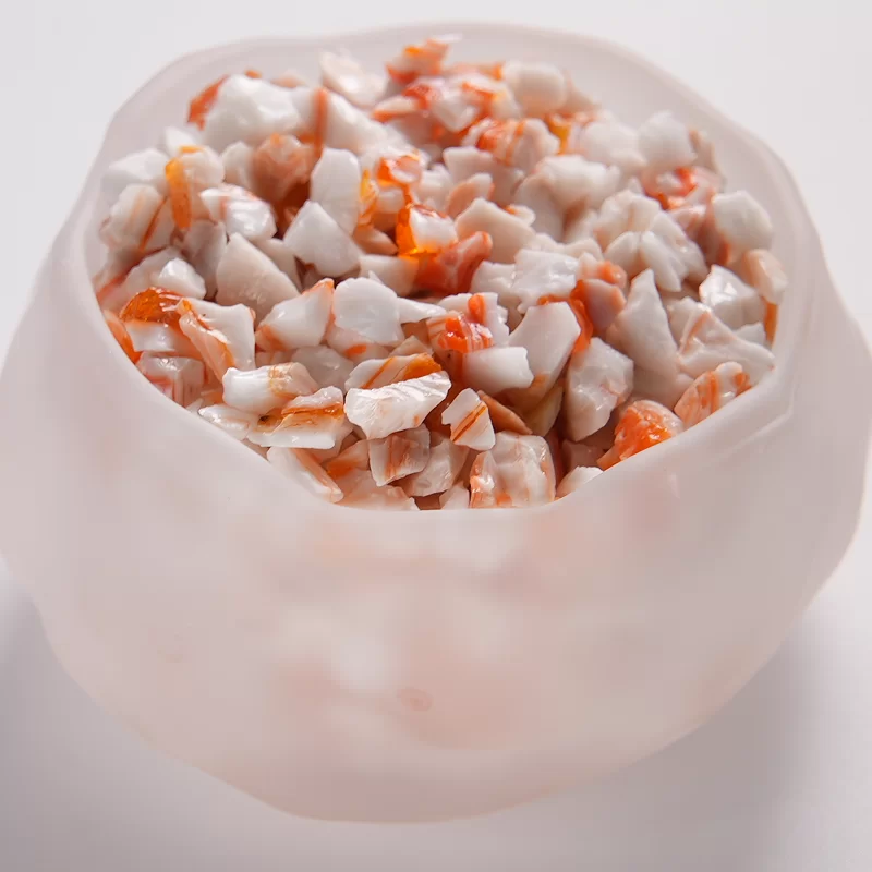 Makukulay na baso ng baso para sa terrazzo