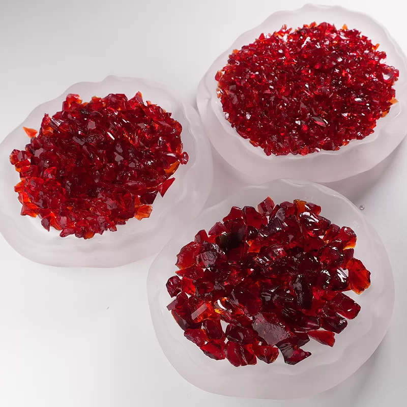 Makukulay na baso ng baso para sa terrazzo